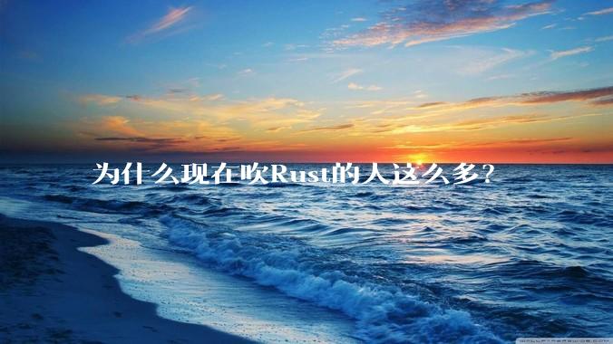 为什么现在吹Rust的人这么多？